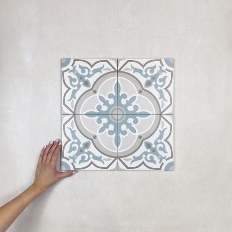 Carrelage Imitation Carreaux de Ciment LA MADELEINE 20x20 cm Gaetine Classic (1/4)