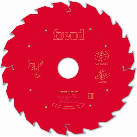 Lame de scie circulaire pour bois 24 dents D190mm - FREUD - F03FS10058