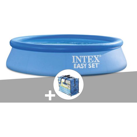 Intex – Piscine hors sol autoportée 2,44 x 0,61 m – Liner triple épaisseur – Volume 1,9 m³ – Montage rapide en 10 min