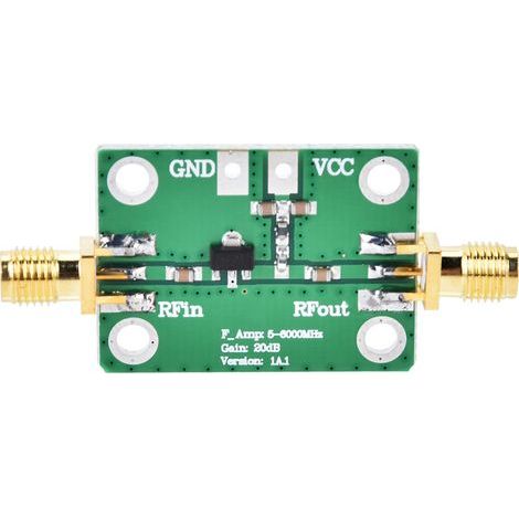 Rauscharmes Breitband-HF-Modul 50–4000 MHz, 21,8 dB Verstärkung, 5 V Gleichstromversorgung (1/5)