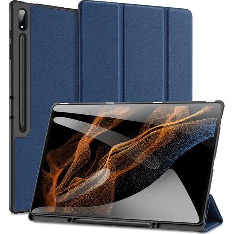 Coque pour Samsung Galaxy Tab S9 Ultra 14,6", Dux Ducis Domo, bleu (1/5)