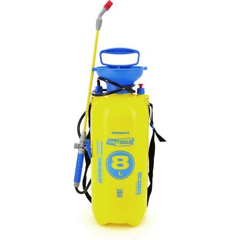 Irrigatore awtools garden series 8l valvola sicurezza serbatoio graduato