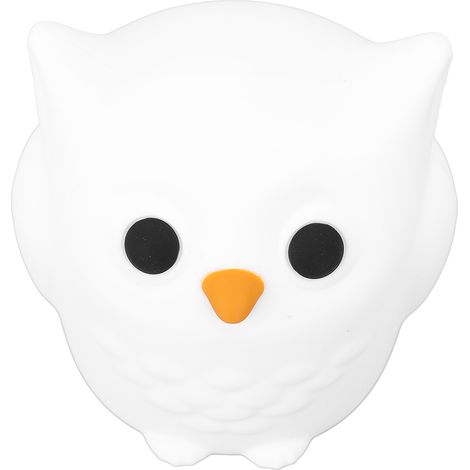 Veilleuse hibou rechargeable silicone lampe de chevet anti-éblouissement chambre bébé enfant fille garçon déco animaux (1/5)