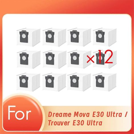 Lot de 12 sacs à poussière pour aspirateur E30 Ultra / Trouver E30 Ultra : accessoires conçus pour durer et fonctionner efficacement. (1/5)
