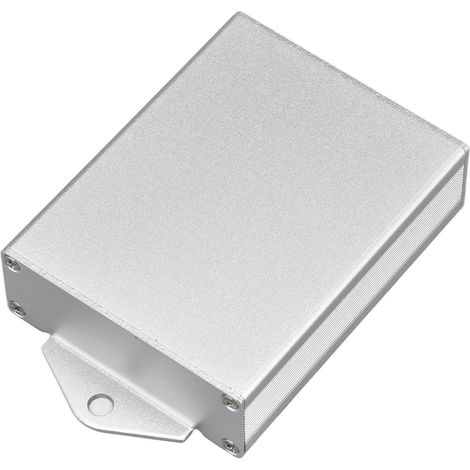 Boîte de jonction étanche intégrée en aluminium, style DIY, argentée, 24 x 64 x 80 mm (1/5)