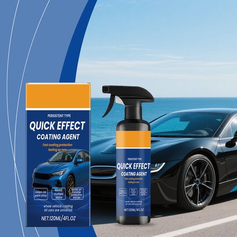 Auto-Keramikversiegelungsspray – entfernt Flecken ohne Materialschäden und erhält den Glanz – 120 ml -- DE (1/5)