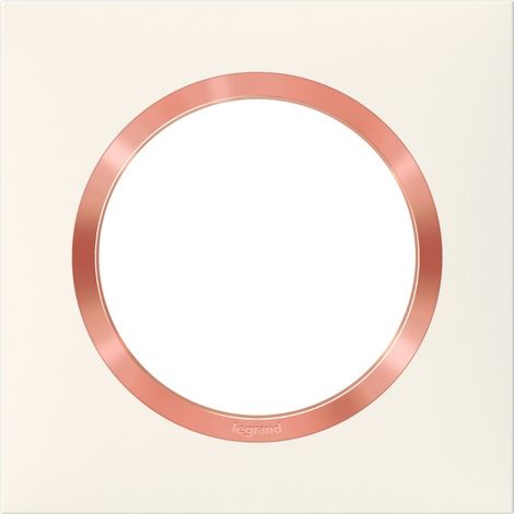 Dooxie Einzelplatte, LEGRAND, rosa weiß LEGRAND