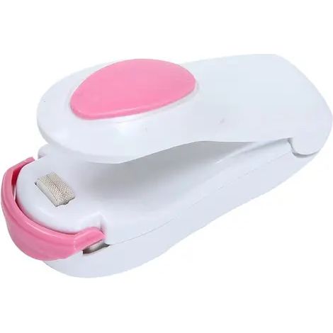 Mini machine à sceller, machine à sceller les sacs alimentaires, adaptée pour sceller les sacs de collations non finis, très bon accessoire de cuisine blanc (1/5)