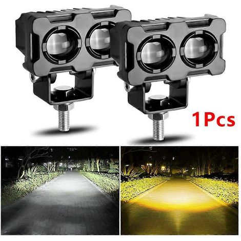 Projecteur LED pour moto, voiture, camion, SUV, 12 V/24 V, phare longue portée 25 W (1/4)
