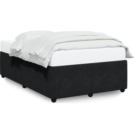 Maison Exclusive - Giroletto senza Materasso Nero 120x190 cm Velluto