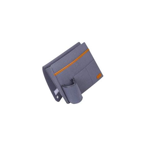 Organisateur D'accoudoir En Feutrine Gris Fumée, Pochette De Rangement Latérale Suspendue Multifonction, Pour Canapé Et Fauteuil Salon, Rangement Compartimenté Pratique