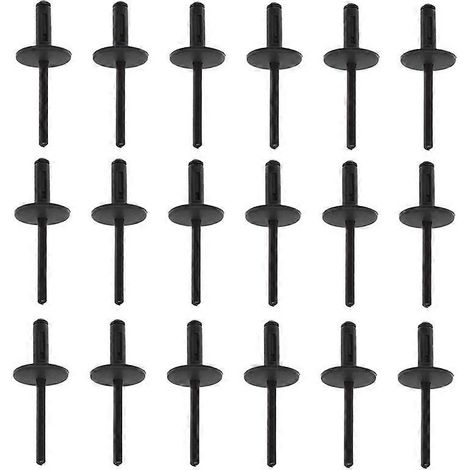 100 rivets en plastique pour pare-chocs et ailes de voiture, trou de 6 mm, référence 51717002953, pour BMW, intérieur décoratif. (1/4)