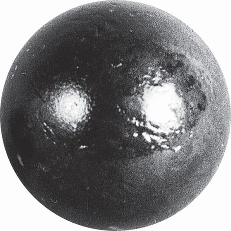 Boule plein lisse - Diamètre Ø35 mm - Non percée - Fer forgé - À souder - DECO FER FORGE