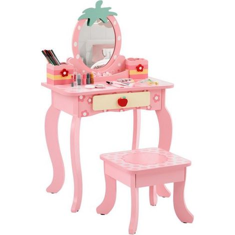 Set aus Kinderschminktisch und Aufbewahrungsbox (1/5)