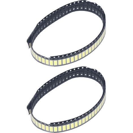 Packung mit 200 kaltweißen SMD 7030 LEDs für Beleuchtungszwecke, 6V, 1W, 8000 bis 10000K. (1/5)