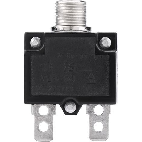 Disjoncteur thermique réinitialisable 10 A pour générateur – protection contre les surintensités et surcharges, 125/250 V (1/5)