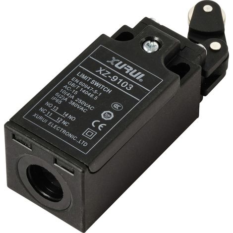TRU COMPONENTS XZ-9/103 Endschalter 250 V/AC 10 A Rollenhebel tastend IP65 1 St.