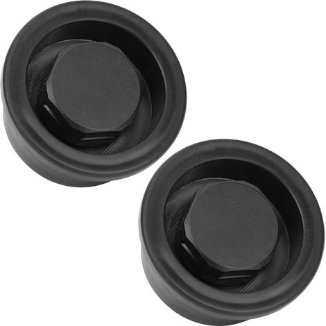 2 Pièces Ventouse Automatique Étanche pour Planche de Surf PVC - Accessoire Noir (1/5)
