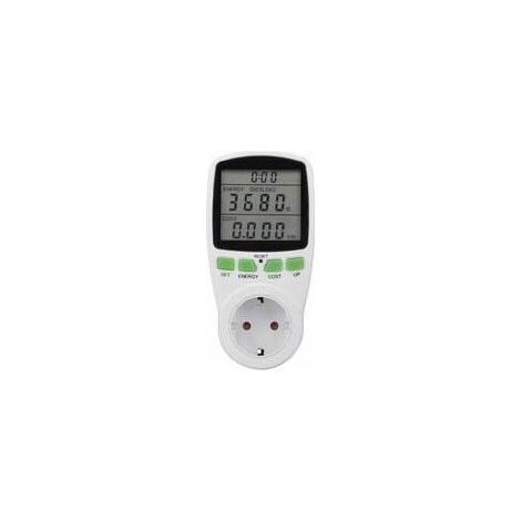 GROOFOO Compteur d'énergie électrique Wattmètre Lcd Analyseur de prise d'énergie Prise UE (1/5)