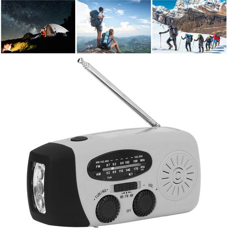 K87-123 Multifunktionsstation, graues ABS, mit Displays, LED-Licht und 1200-mAh-Akku für den Außeneinsatz (1/5)