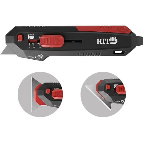 Cutter multifunzione Mistral retrattile con 4 lame