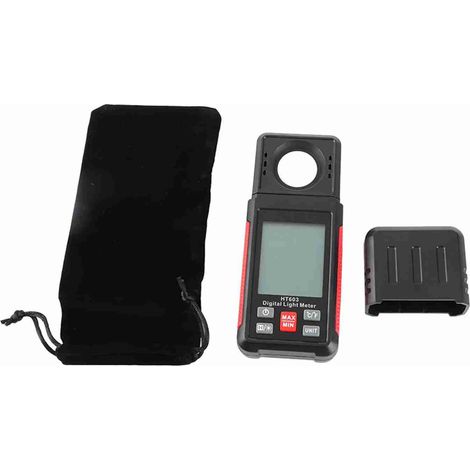 Display LCD digitale per misuratore di illuminazione con retroilluminazione e funzione di memorizzazione dei dati. (1/5)