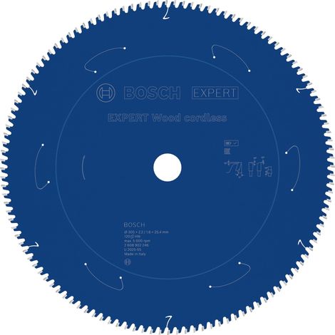 1x Lame de scie circulaire EXPERT Wood cordless pour scies à onglets (1/5)