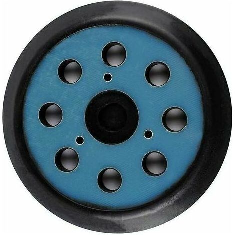 Base de ponçage 8 trous + patin de ponçage compatible pour ponceuse modèle Bo5041, accessoire de remplacement pour ponceuse vibrante, fixation adaptée, pièce de rechange pour ponceuse électrique (1/4)