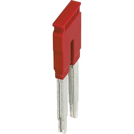 Pont enfichable 2points pour bornes 10mm² rouge SCHNEIDER NSYTRAL102 (1/2)