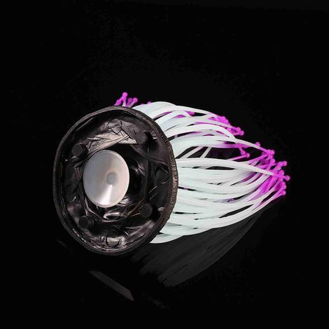 Anémone de mer artificielle en silicone à effet lumineux pour aquarium, décoration (1/5)