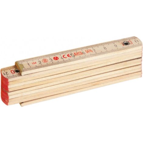 METRO SEMPLICE IN LEGNO A 10 STECCHE 16 MM- 12,0 pz
