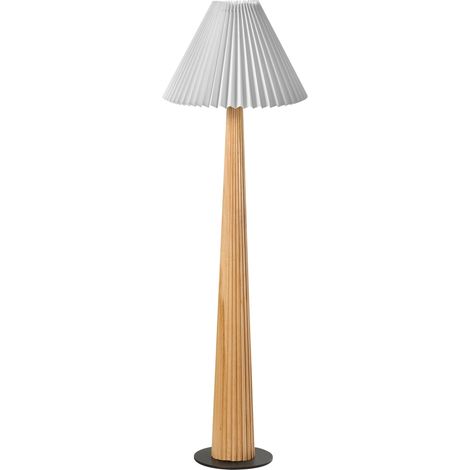 Floor Lamp ALIGIDE Wood Natural (1/5)