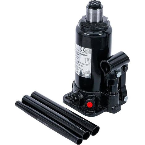 Cric à Vérin Hydraulique 5 t - Compact 124 x 113 x 201 mm - Acier Robuste - Levage Sécurisé et Pratique - D-Work (1/5)