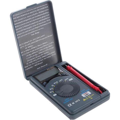 XB866 Mini Voltmètre LCD à plage automatique, testeur AC/DC, outil multifonction numérique de poche (1/5)