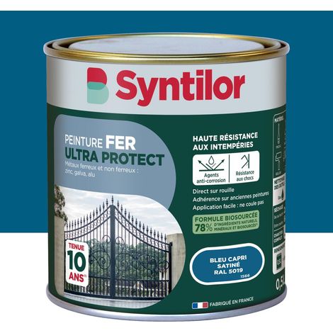 Vernice per esterni satinata Ultra Protect SYNTILOR Capri Blue per ferro e alluminio, 0,5 l SYNTILOR (1/5)