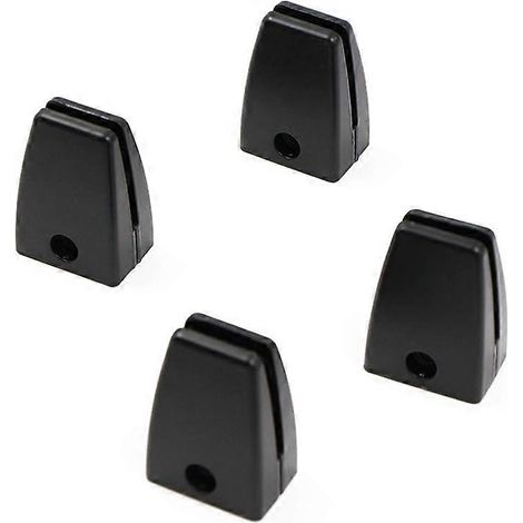 Pince de fixation pour étagère à verre, support de verre, fixation par pince, 4 pièces, support robuste en alliage d'aluminium, durable et anti-rayures (1/5)