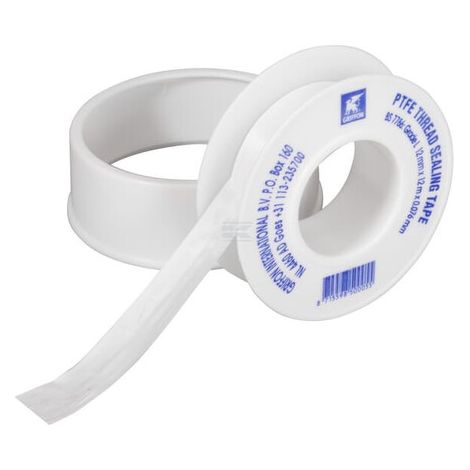 GRIFFON PTFE Cinta de sellado de teflón rollo 12m x 12 x 0,076mm - 6150008