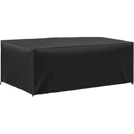 Housse de protection pour table de jardin 180 x 120 x 74 cm – en polyester Oxford 420D résistant aux intempéries, aux déchirures et aux UV – imperméable et anti-poussière (1/5)