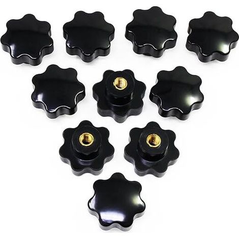 KZQ Fiches de Rechange Prises [4 Pack] Électriques Male, 4 X Fiches Electrique de Contact de Mise à la Terre en Caoutchouc (250V/16A), Étanche Prises D'alimentation,Noir (1/4)