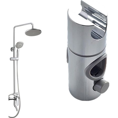 Support de pommeau douche réglable universel à barre coulissante , diamètre extérieur 18 25 mm , pin (1/5)