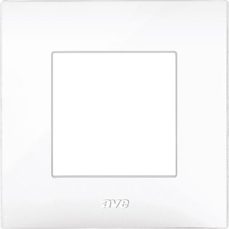 Placca Young44 Bianco 2M AVE 44PJ32B