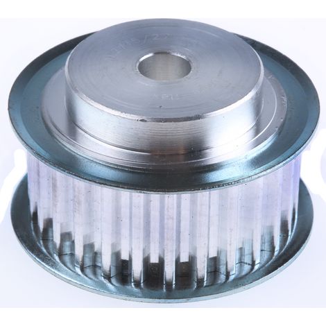 Poulie pour courroie crantée en Aluminium 27 dents , pas de 5mm, alésage 8mm ( Prix pour 1 )