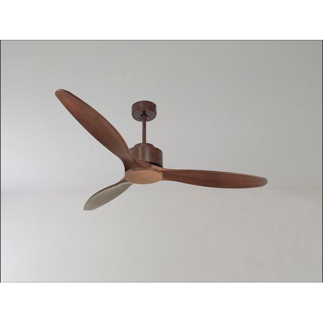 Bolt, Ventilateur déstratificateur d'air, moteur gris basalte pales bois noir 166 Cm, 100 % efficace été/hivers, sans lampe (1/5)