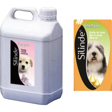 Silinde shampoo per cani olio di visone tanica da 5 litri