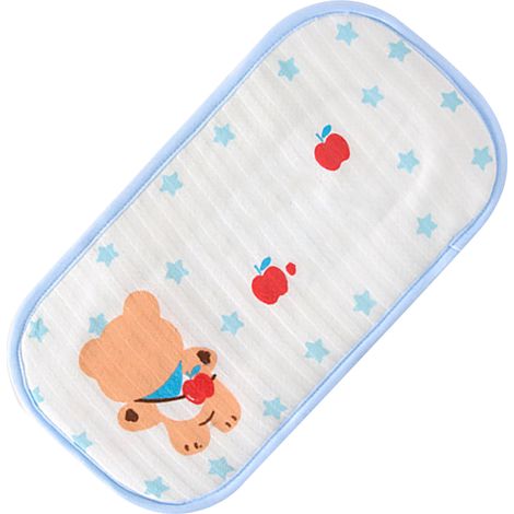 Coussin rafraîchissant pour bébé, idéal pour l'été, avec bande élastique large, motif ours étoilé. Coussinet de bras doux et confortable pour l'allaitement. (1/5)