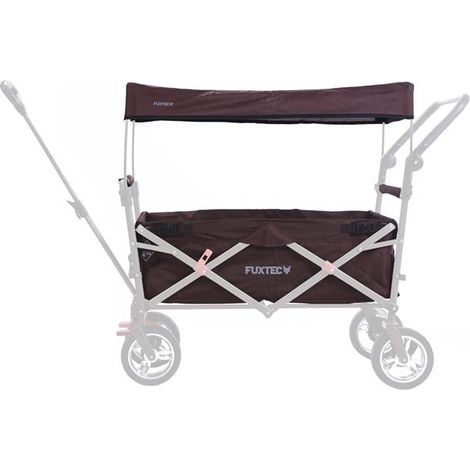 FUXTEC Stoff Bezug Bollerwagen komplett in Braun CT-700- faltbarer Bollerwagen Wechselbezug (1/2)