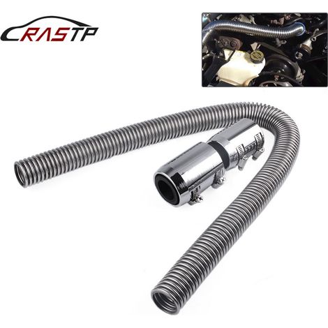 Kit de durites de refroidissement pour radiateur moteur 36 pouces (60 cm) en acier inoxydable, 48 pouces (122 cm) - 24 pouces (61 cm). (1/4)