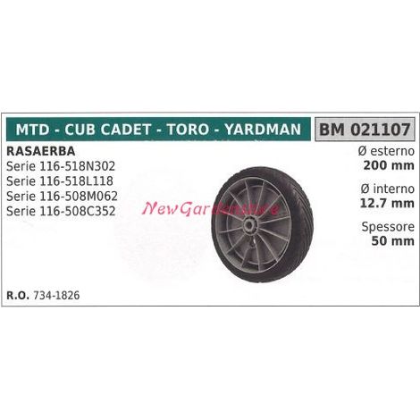 MTD Rasenmäher Mährad Grasschneider SERIE 116-518N302 116-518L118 021107