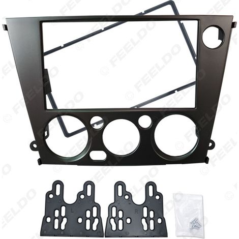 Compatible with Subaru Legacy/Outback audio upgrade panels, car radios, and 2DIN DVD navigation panel frame mounts (1/5)