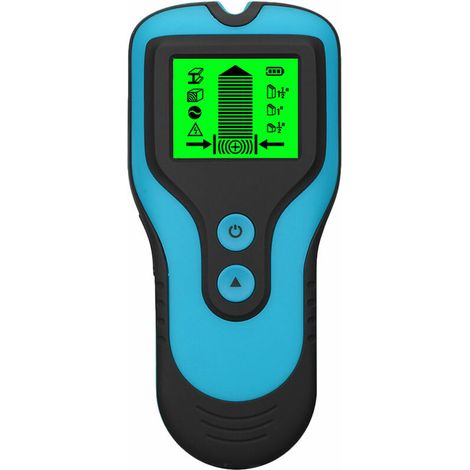 Stud Finder Sensor Wall Scanner 3 En 1 Detecteur De Metal/Tension/Goujon Avec Ecran Lcd Pour La Detection De Goujons Metalliques Sur Fil Ac En Bois (Bleu),Bleu (1/5)